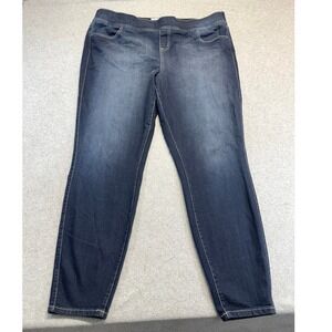 Torrid Lean Jean Womens 30 Dark Wash Skinny Jeans Stretch Mid Rise Plus Size